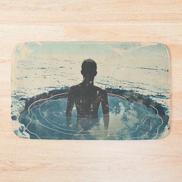 Item preview, Man in a frozen lake – ice bath designed and sold by Wildflow Creations.