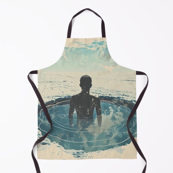 Item preview, Man in a frozen lake – ice bath designed and sold by Wildflow Creations.