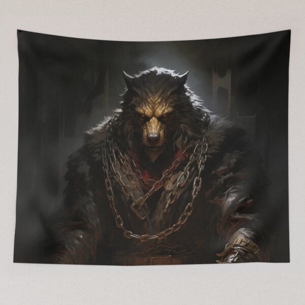 Item preview, Copy of Wolf Woman Art designed and sold by Obsidian Ink by Wilshire.