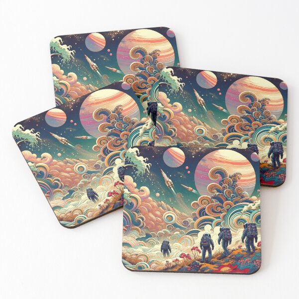 Item preview, Galactic Pioneers Odyssey in Alien Worlds designed and sold by ArtComixHaven.