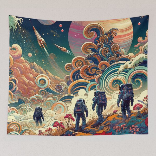 Item preview, Galactic Pioneers Odyssey in Alien Worlds designed and sold by ArtComixHaven.
