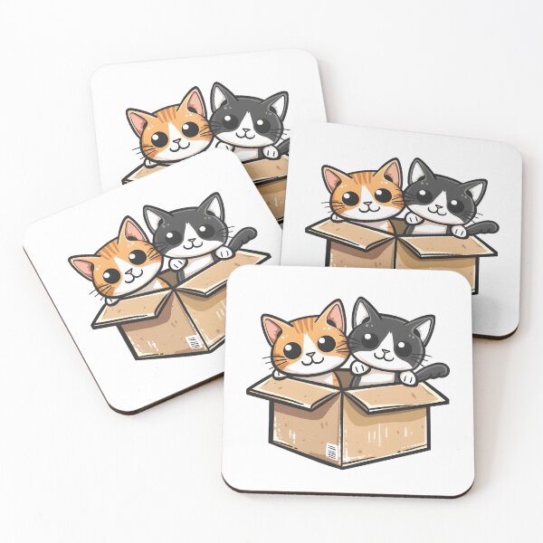 Item preview, Lovely Cats In Box designed and sold by YIPPEE8.