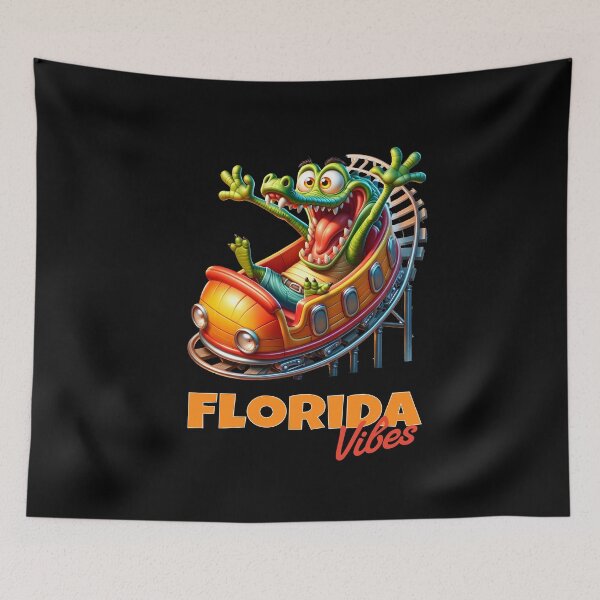 Item preview, Florida Thrills: Wild Croc Coaster Adventure Tee designed and sold by Ingridpd.
