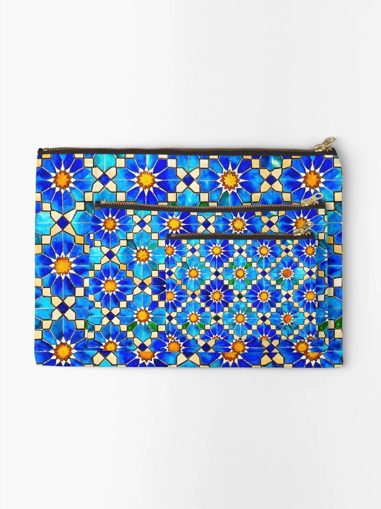 Thumbnail 2 of 4, Zipper Pouch, Moroccan Pattern designed and sold by patterncrow.
