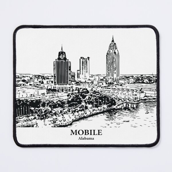 Item preview, Mobile - Alabama designed and sold by Lakeric Cityscapes.