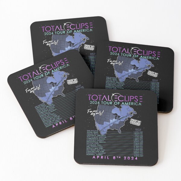 Item preview, Total Solar Eclipse April 8th 2024 Tour of America designed and sold by Nerd Shizzle.