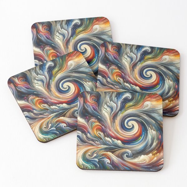 Item preview, Cosmic Dance of Whirlwind Colours Abstract Fusion designed and sold by ArtComixHaven.