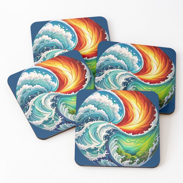 Item preview, United elements. water, air, fire and earth designed and sold by PlumeUniverse.