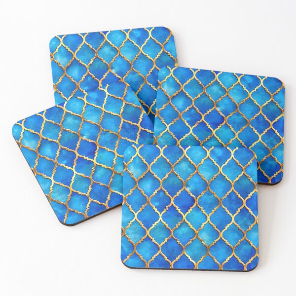 Item preview, Blue Moroccan Pattern designed and sold by patterncrow.