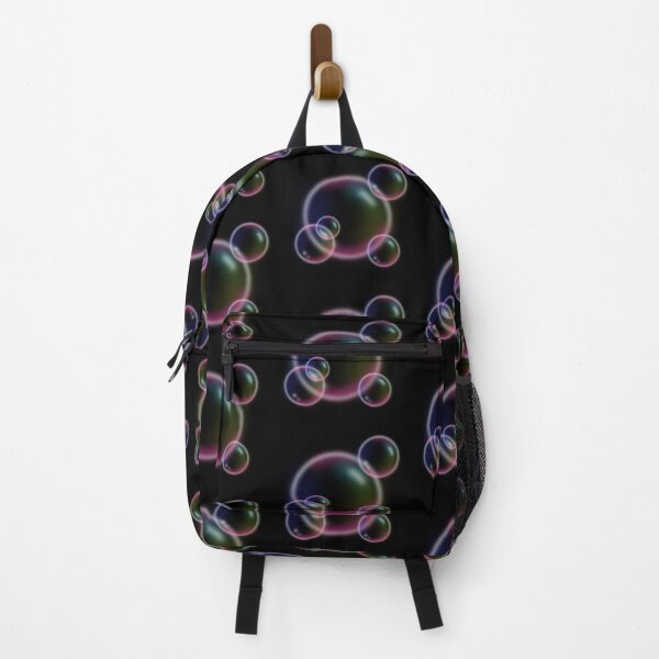 Item preview, rainbow bubbles in black designed and sold by AlexsArtSpace.