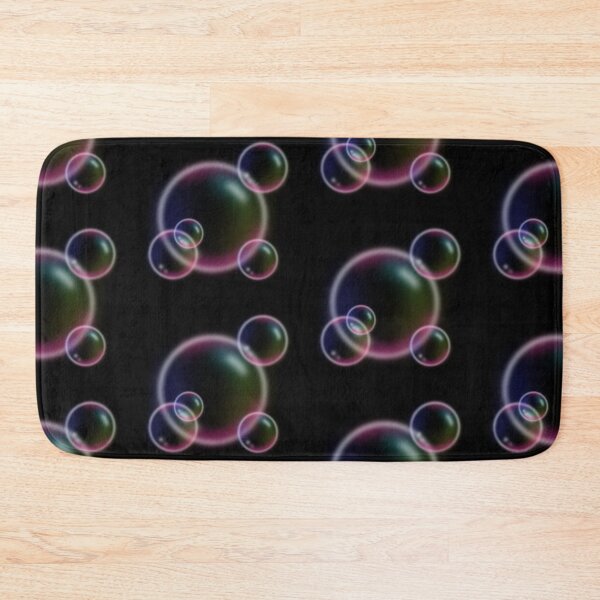 Item preview, rainbow bubbles in black designed and sold by AlexsArtSpace.