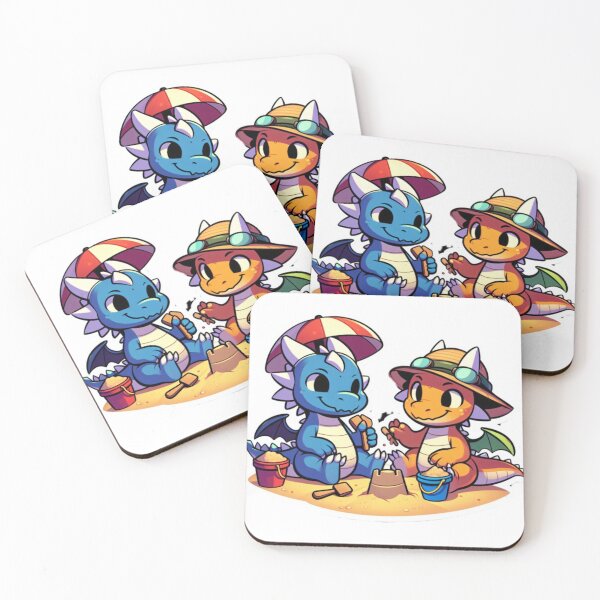 Item preview, Baby Dragons at the Beach  designed and sold by YVESTEP.