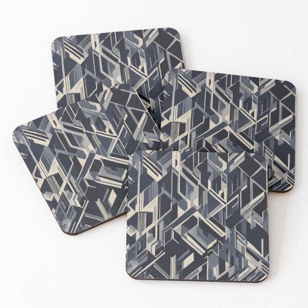 Item preview, Metropolis Mosaic in Blue designed and sold by Terrace36.