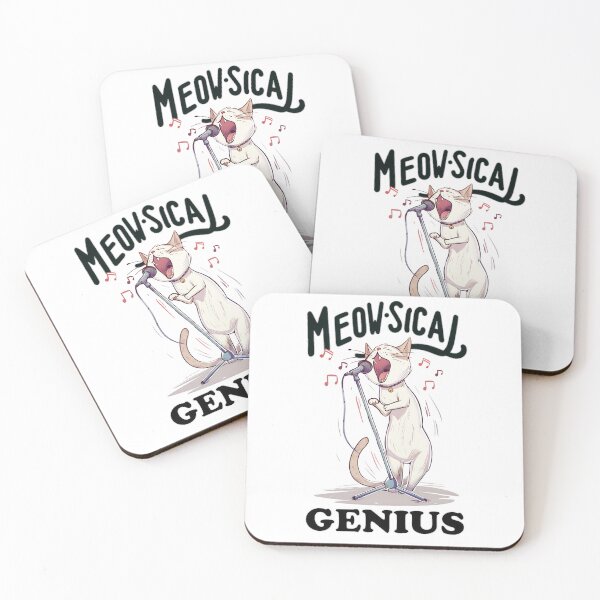 Item preview, Cat Singer - Meow-sical Genius designed and sold by ShawCo.