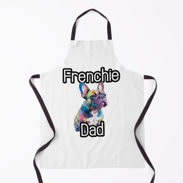 Item preview, Cool Frenchie Dad: Rainbow French Bulldog Portrait designed and sold by MillennialVibe.