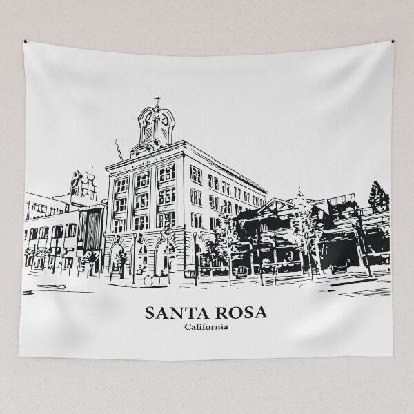 Item preview, Santa Rosa - California designed and sold by Lakeric Cityscapes.