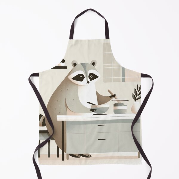 Item preview, Raccoon in the Kitchen designed and sold by miss-jeeves.