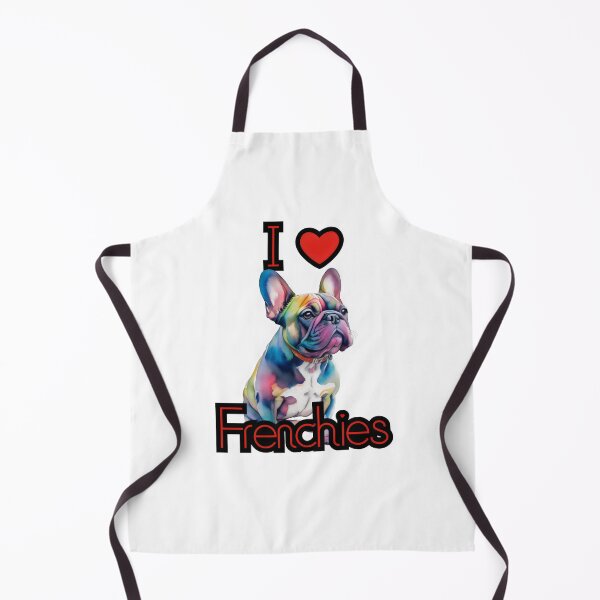 Item preview, I Heart Frenchies: Colorful French Bulldog Portrait designed and sold by MillennialVibe.