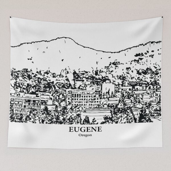 Item preview, Eugene - Oregon designed and sold by Lakeric Cityscapes.