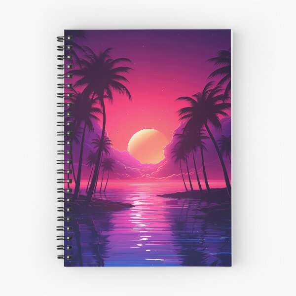 Item preview, Surreal Synthwave Oasis: Tropic Horizons designed and sold by Mullet Monkey.
