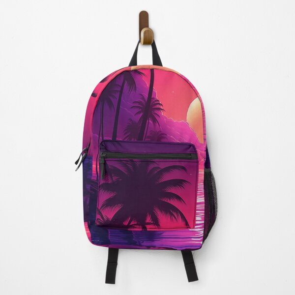Item preview, Surreal Synthwave Oasis: Tropic Horizons designed and sold by Mullet Monkey.