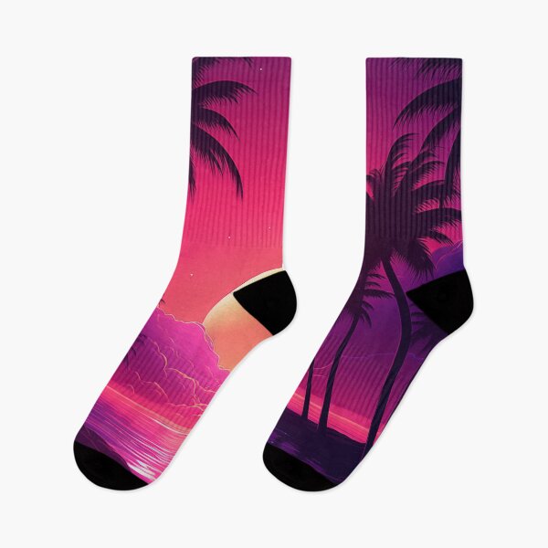 Item preview, Surreal Synthwave Oasis: Tropic Horizons designed and sold by Mullet Monkey.