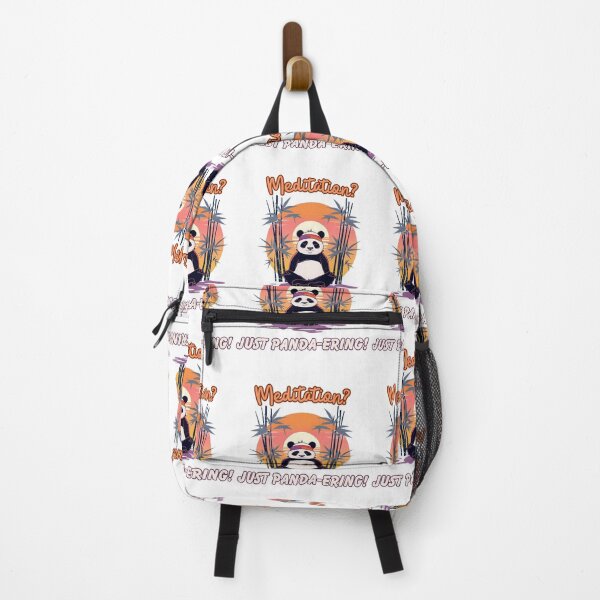Item preview, Chill Zen Sessions: Panda's Retro Sunset Meditation designed and sold by Moisky Patterns.