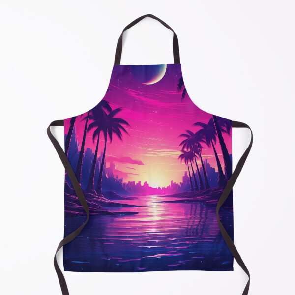 Item preview, Synthwave Sunset Sway: Neon Tropic Dreams designed and sold by Mullet Monkey.
