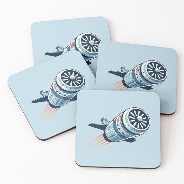 Item preview, Stylized Jet Engine Illustration: A Journey into Aerospace Engineering designed and sold by DethLock.