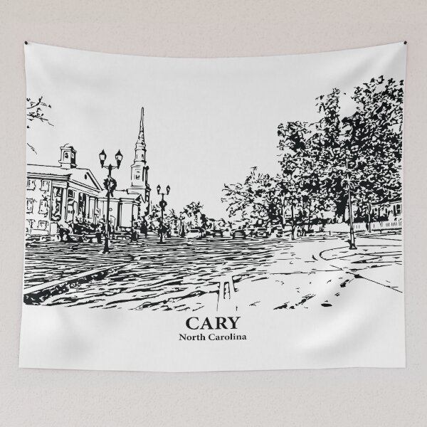 Item preview, Cary - North Carolina designed and sold by Lakeric Cityscapes.