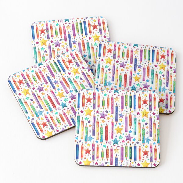 Item preview, Colorful Stationery Wonderland: Rainbow Patterns designed and sold by meowjourney.