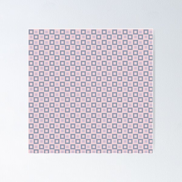 Item preview, Pink Grey & Purple Repeat Squares Diamonds NeverEnding Textile designed and sold by Alchemy-A-La-G.