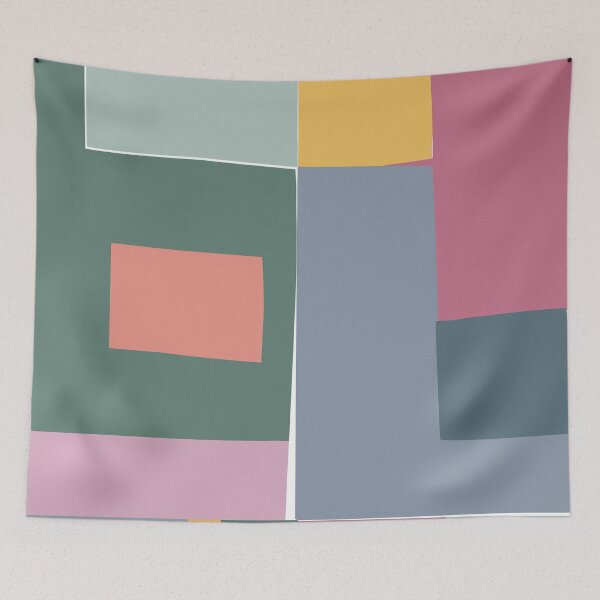 Item preview, Mosaic Tertiaries | Color Blocking Abstract designed and sold by Menega  Sabidussi.