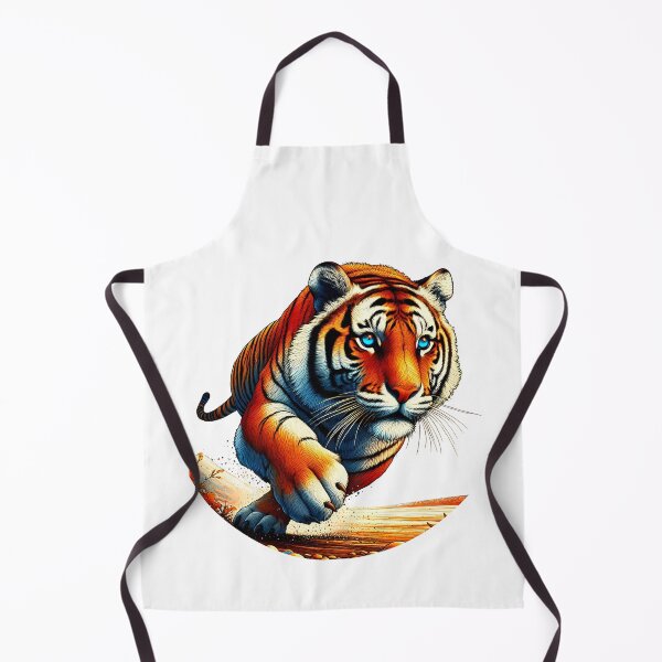 Artikelvorschau, Tiger im Lauf - Anime Stil Zeichnung entworfen und verkauft von AD-Digital-Art.