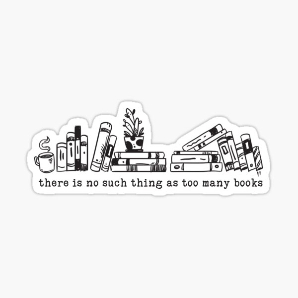 Aperçu de l'œuvre Il n'y a pas trop de livres créée et vendue par iPrintastyCo.