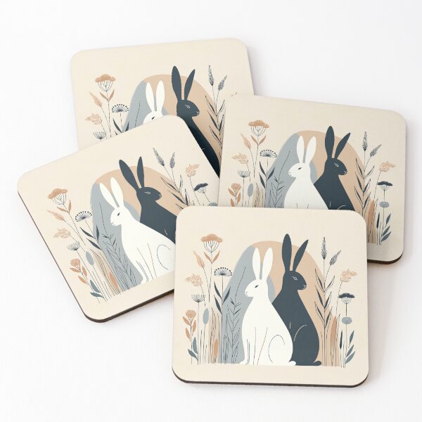 Item preview, Two bunnies designed and sold by miss-jeeves.