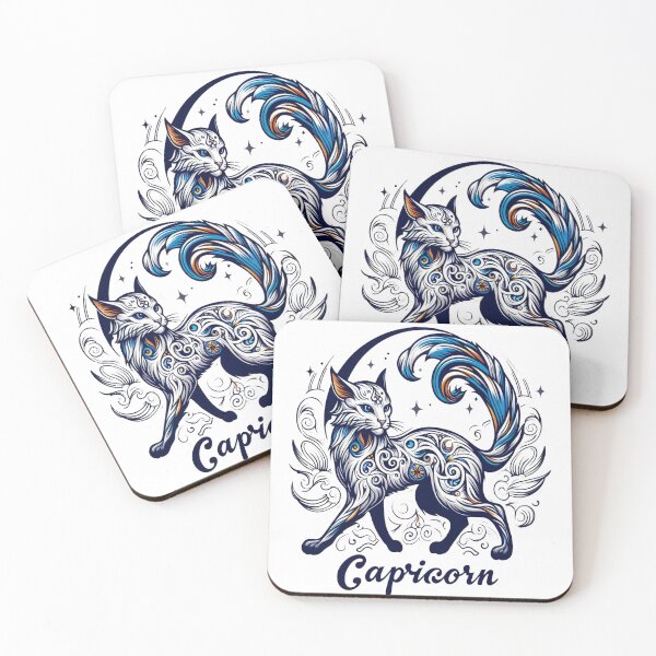 Item preview, zodiac cat capricorn designed and sold by 4uoffers.