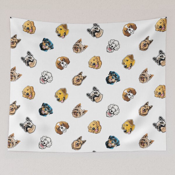 Item preview, Cute Dog Pattern designed and sold by Ambitious Astronaut.