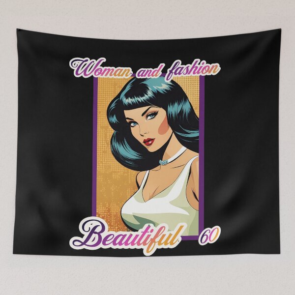 Item preview, Retro Elegance: Feminine Beauty That Doesn't Go Unnoticed designed and sold by Artedig.