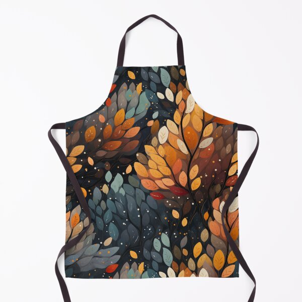 Item preview, Frosted Autumn Leaves Textile designed and sold by Tabble-Dabble.