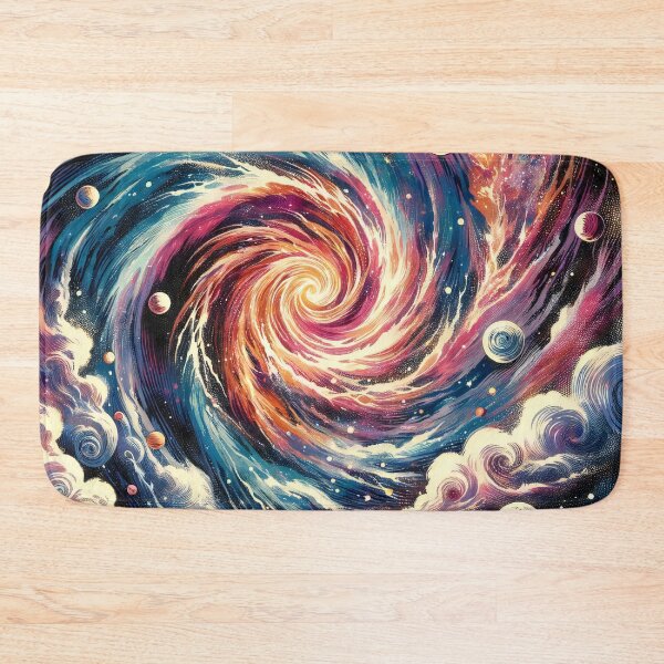 Item preview, Galactic Vortex: A Swirling Embrace of Celestial Wonders designed and sold by ArtComixHaven.