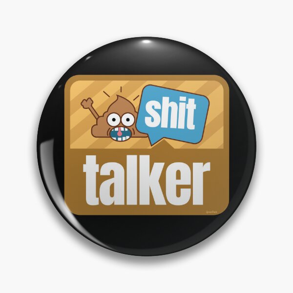 Item preview, Shit talker poop emoji face big mouth funny smarty pants designed and sold by doseofwin.