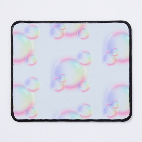 Item preview, rainbow bubbles in light blue designed and sold by AlexsArtSpace.