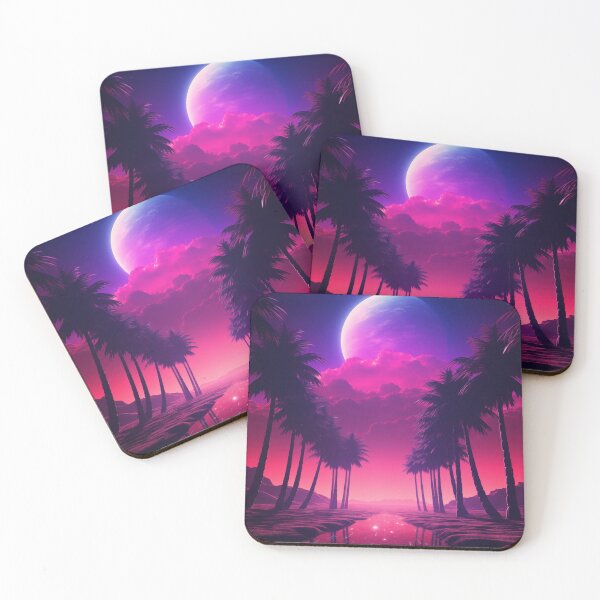 Item preview, Ethereal Tropic Utopia: Neon Dreamscape designed and sold by Mullet Monkey.