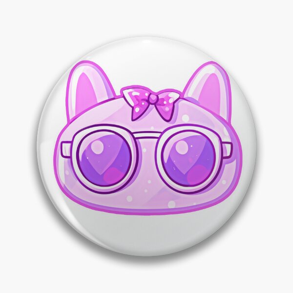 Item preview, Pink Rizz Cool Cat Jello Japanese Jelly Kitty Dessert Sticker Sunglasses Bow designed and sold by SektrahDesigns.