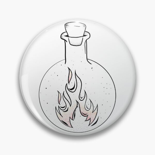 Item preview, Flame in a bottle designed and sold by BlackCatFem.