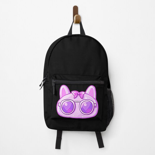 Item preview, Pink Rizz Cool Cat Jello Japanese Jelly Kitty Dessert Sticker Sunglasses Bow designed and sold by SektrahDesigns.