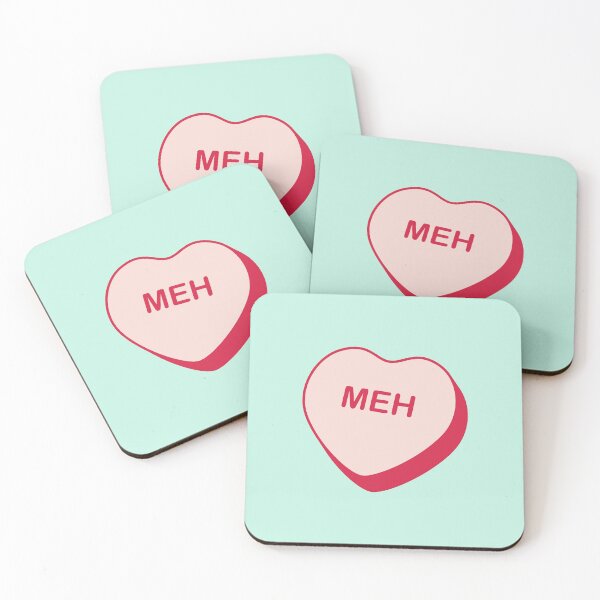 Item preview, Meh Rejected Candy Heart designed and sold by creativecurly.