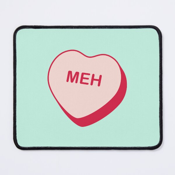 Item preview, Meh Rejected Candy Heart designed and sold by creativecurly.