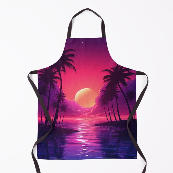 Item preview, Surreal Synthwave Oasis: Tropic Horizons designed and sold by Mullet Monkey.